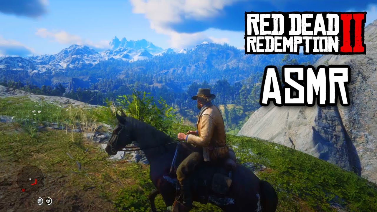 ASMR | Can I make RDR2 relaxing? 🤠🐴 | Binaural whispering