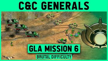 C&C Generals - GLA Mission 6 - Splinter Cell Controlled Region Speedrun [Brutal / Patch 1.08] 1080p