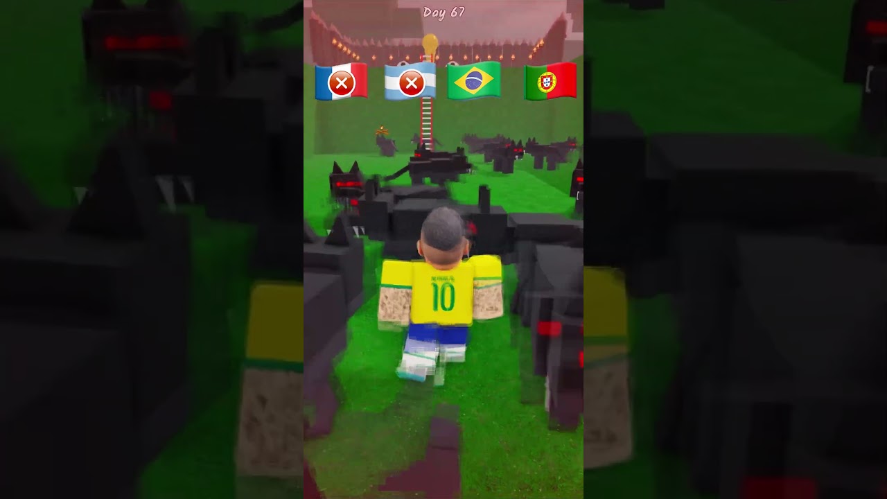 I Found Cristiano Ronaldo In 99 Nights In The Forest! #shorts #roblox #99nightintheforest