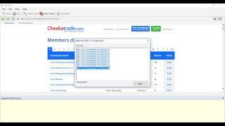 Extracting company details from Checkatrade.com using Webharvy | Add URLs method (A-Z)