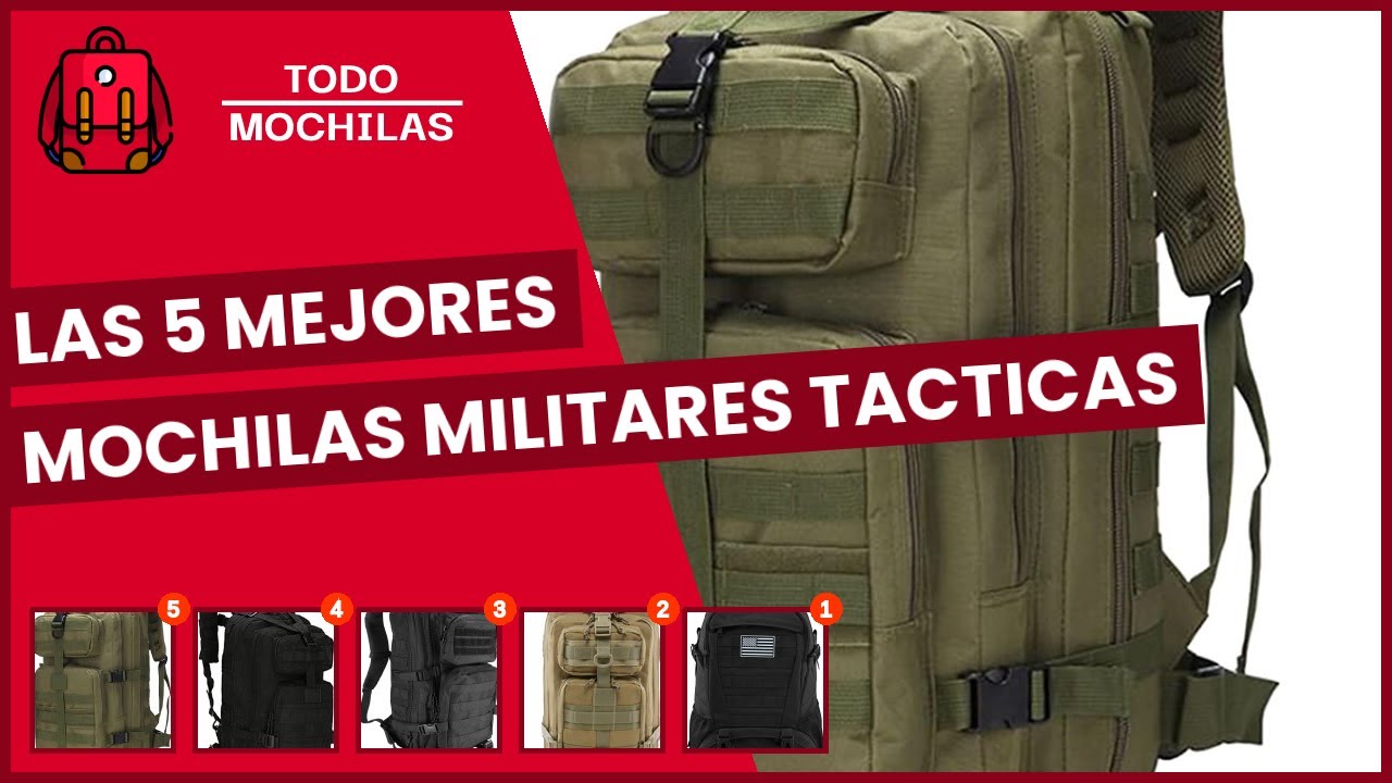 Las 5 mejores mochilas militares tacticas 