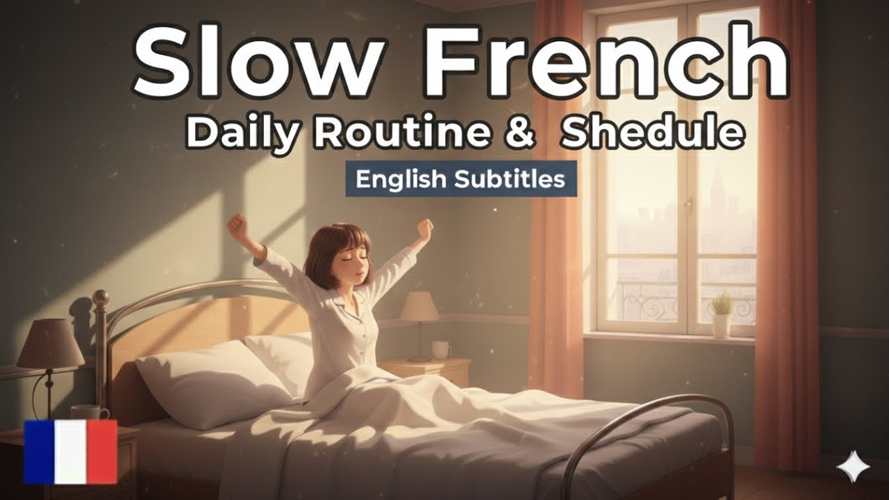 Learn French with Daily Dialogues | Daily Routine & Schedule (A1–A3) | English Sub