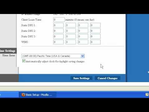 Linksys WRT160N setup area (internet)