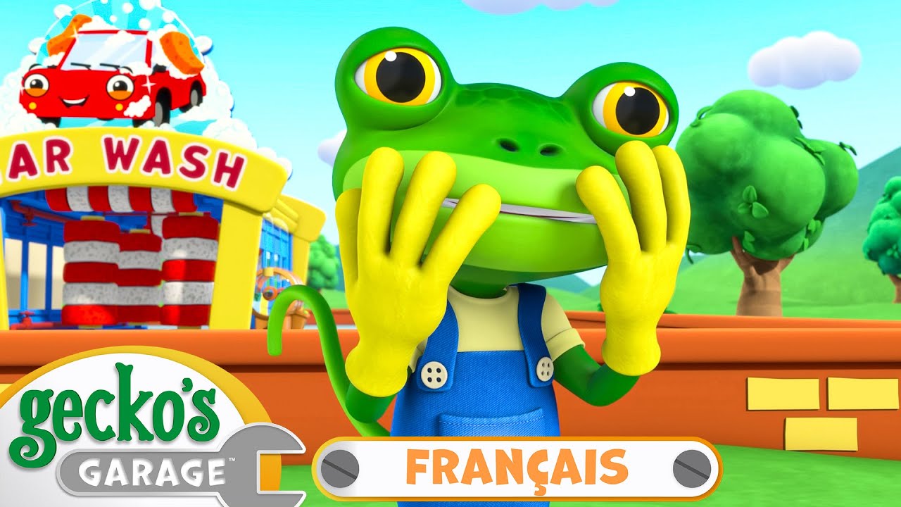 Gecko est un peu stressé en essayant de réparer ! | Le Garage de Gecko｜Camions pour enfants