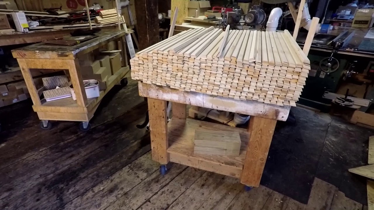 Stretcher Frame Production 2018 Power Feeder