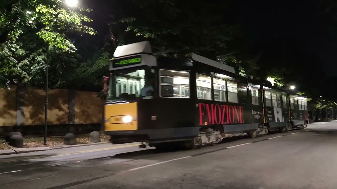 Jumbotram di sera (ATM 4987, dep. Baggio, 11.09.2023, MI, IT)