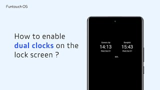 How to enable dual clocks on the lock screen？ screenshot 1