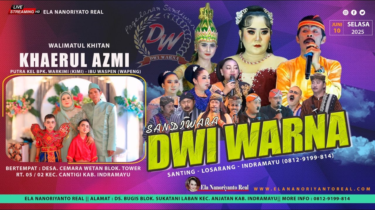 LIVE STREAMING SIANG YANG PERKASA SANDIWARA DWI WARNA | CEMARA WETAN - CANTIGI | SELASA 10 JUNI 2025