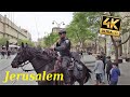 Passover in Jerusalem. Mahane Yehuda market and city center