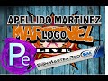 Martinez Logo 🌎🌞 🌝 Diseño Original 🌎🌞 🌝Lastname Logo.