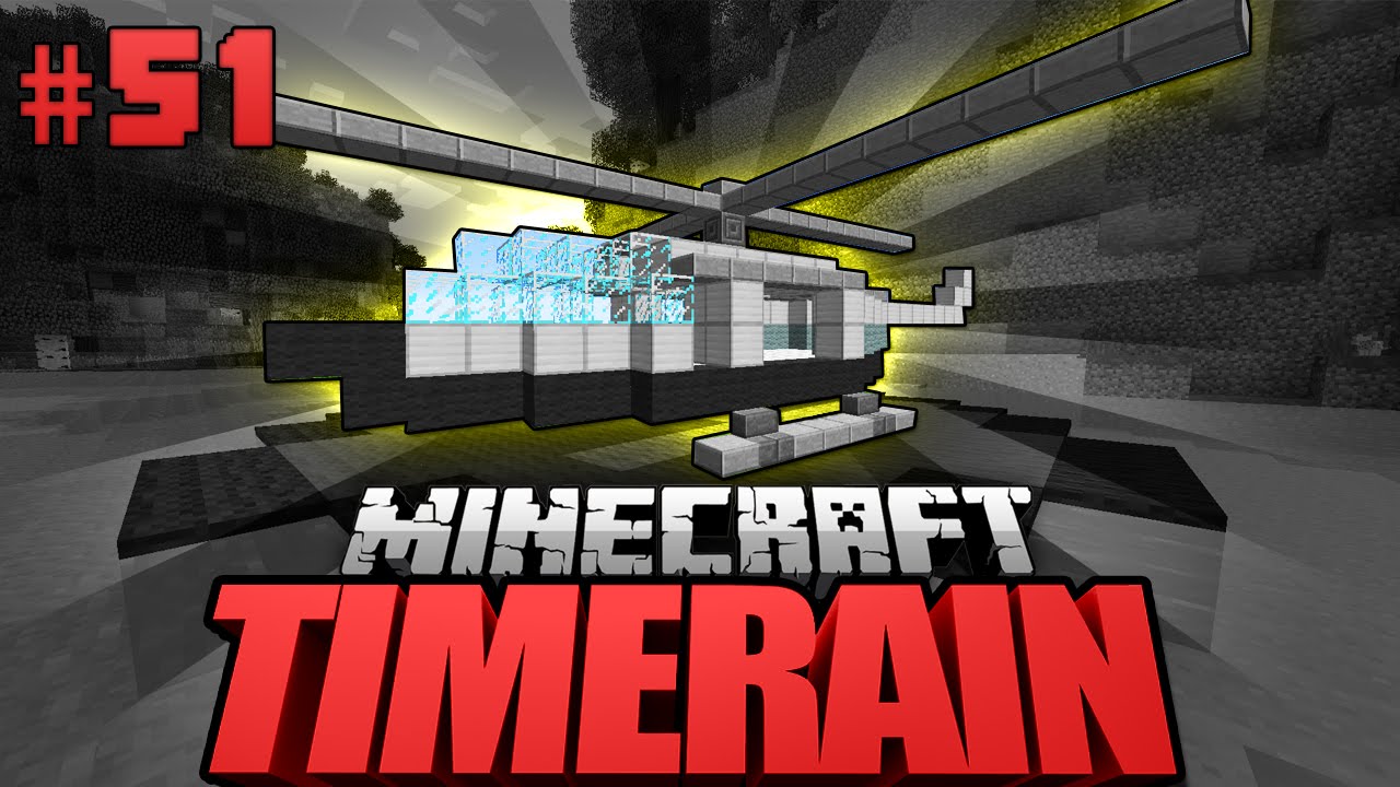 BULBOS HELIKOPTER?! - Minecraft Timerain #051 [Deutsch/HD] lets play a little game