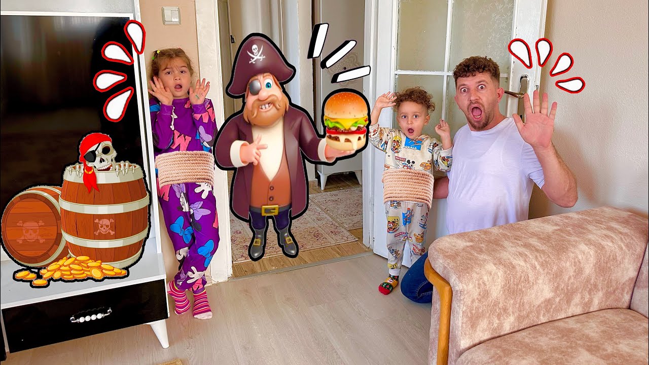 DEDEMİN EVİNE HIRSIZ GİRDİ !! KUZEY ELİF HİLAL VE BABASI NEREYE SAKLANDI ??