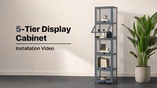 MoNiBloom - Display Cabinet - A01-SC-002-T5-GY-T2 - Assembly/Installation Guide