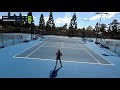 UTR Pro Tennis Series - Brisbane - 24 July 2021 - Court 12