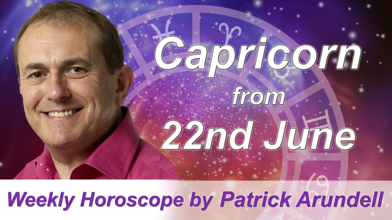 Capricorn Weekly Horoscope from 22nd June 2015