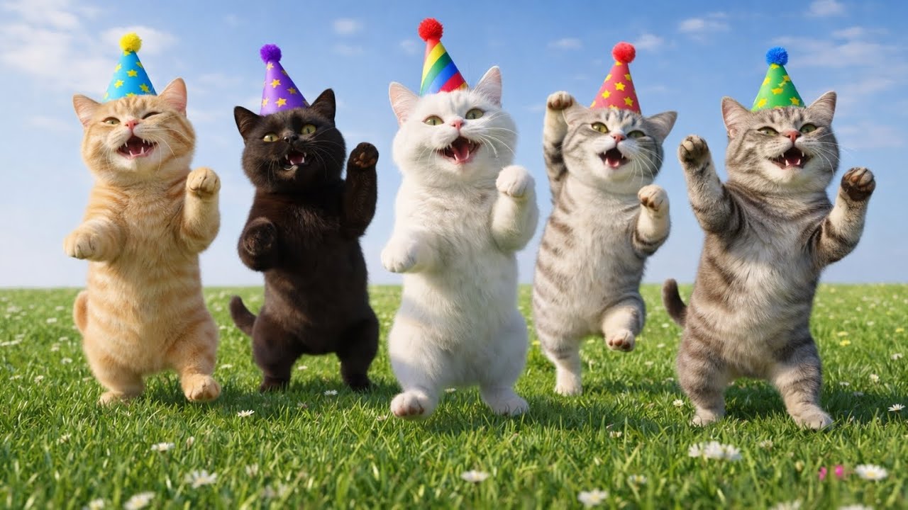 बिल्ली डांस | Cutest Cat videos funny dance🤣💃Videos for cats