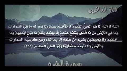تلاوة من سورة البقرة بصوت القارئ اسلام صبحي || حالات انستقرام دينية
