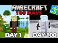 I Survived 100 Days in the Space Age in Minecraft