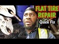 How To Plug A Flat TRUCK Tire. Vlog #85