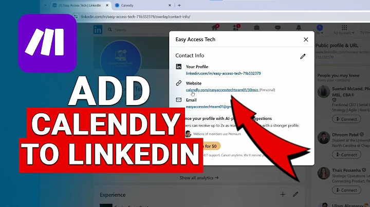 How To Add Calendly Link To LinkedIn - Easy Guide
