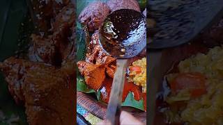 Delicious Village Style Kurakkan Thalapa With Chicken Curry