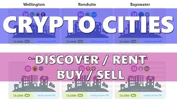 CryptoCities is new Ethereum Game  - Buy and Sell Cities, Places with Crypto Cities - Crypto game