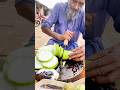 95-Year-Old Grandpa’s Amazing Fruit Cutting Skills | Traditional Street Vendor #shorts