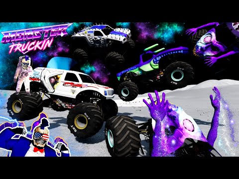 Monster Jam INSANE Racing, Freestyle and High Speed Jumps #45 | BeamNG Drive | Grave Digger