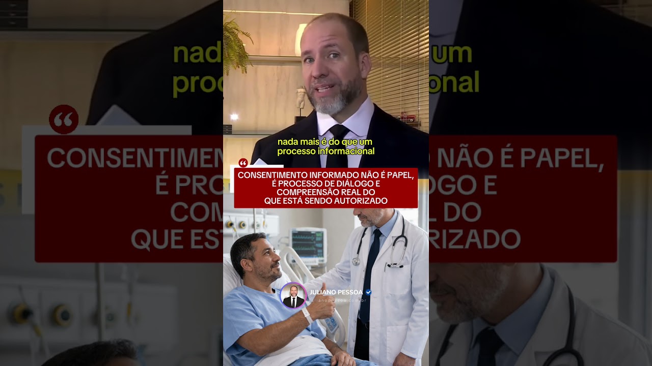 Consentimento Informado vai muito além da assinatura de um documento