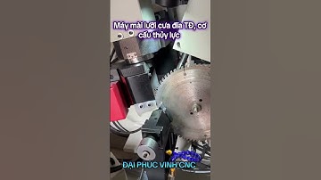 Máy mài lưỡi cưa đĩa TĐ, cơcấu thủy lực bền bỉ và chính xác . #maygodaiphucvinh