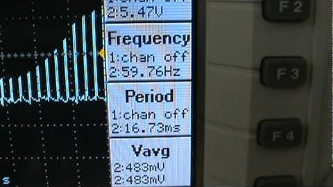 Simple blocking oscillator waveform