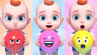 If You're Happy Song | Emotion Balloons for Kids | Leo Nursery Rhymes & Kids Songs