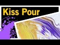 Kiss Pour Acrylic Painting Challenge