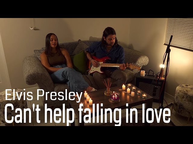 Elvis Presley - Can't help falling in love  [Cover by Brad & Kim] class=