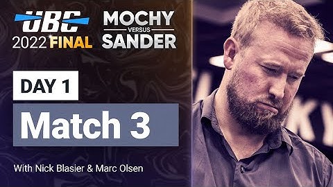 UBC 2022 Final: MOCHY vs SANDER (Match 3) Backgammon
