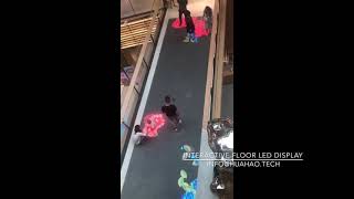 New Retail: The interactive floor in Plaza, Shopping center, Shopping Mall