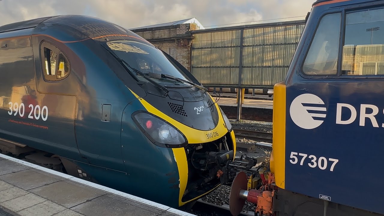 Fantastic Few Hours At Crewe Thunder Birds Avanti Pendolino Drag Move to Derby /Much More 30/01/25