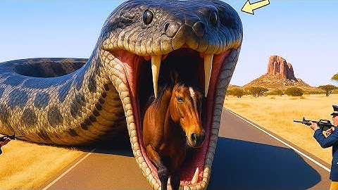 Animal Rescue: Brave Young Woman and Wildlife Heroes Save Her Horse from a Deadly Python