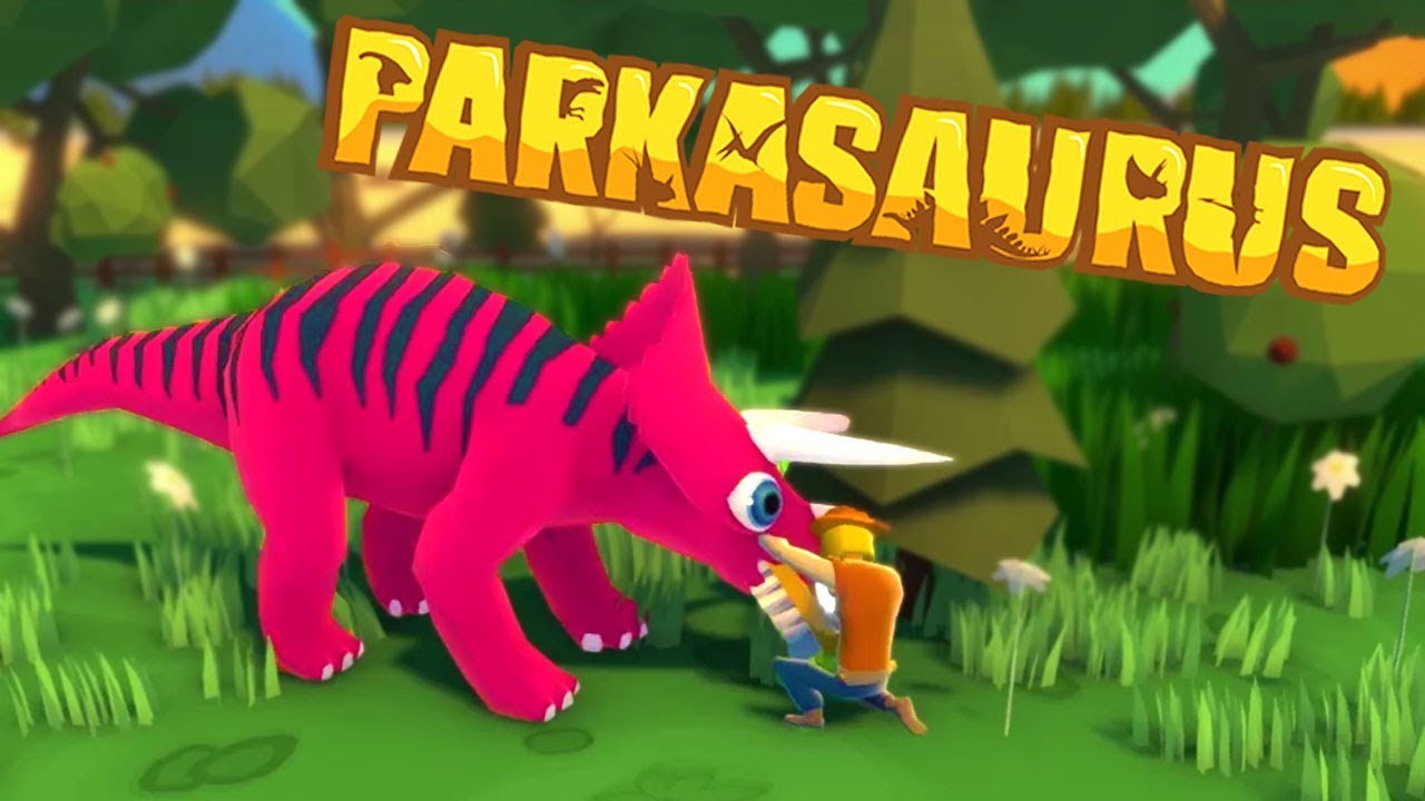 Parkasaurus Gameplay E1  - The Best Dinosaur Park Simulator Ever?