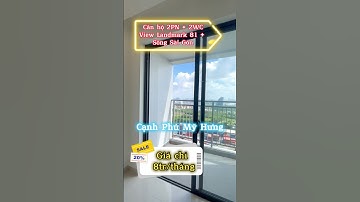 8tr/tháng Căn Hộ Quận 7 - 2PN +2WC View Sông Sài Gòn #thuecanhoquan7 #q7saigonriverside