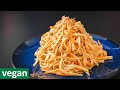 Vegan: Gebratene Soja Blätter mit Mungobohnensprossen | Frozen Soya Sheet