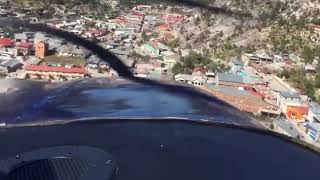 Sobrevolando el poblado de Guadalupe y Calvo, Chihuahua.