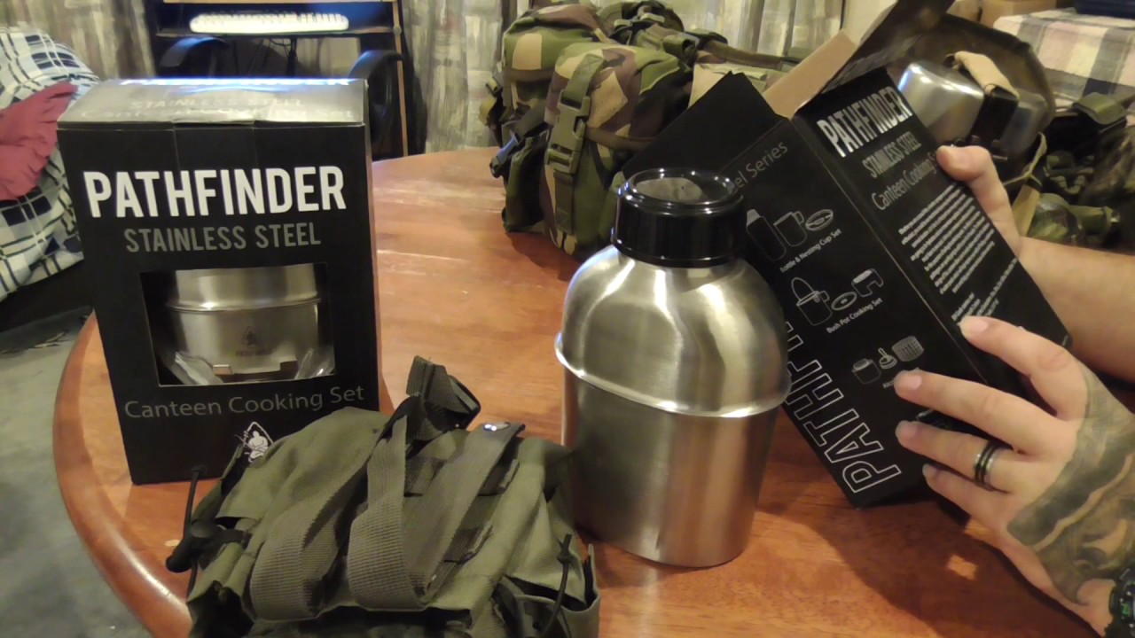 Pathfinder Stainless Steel Canteen Cooking Set Unboxing And Tips Part 1 