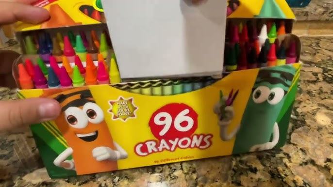 64 Crayons Color Order! Sort all the Crayola Crayons from the 64 Count Box.  