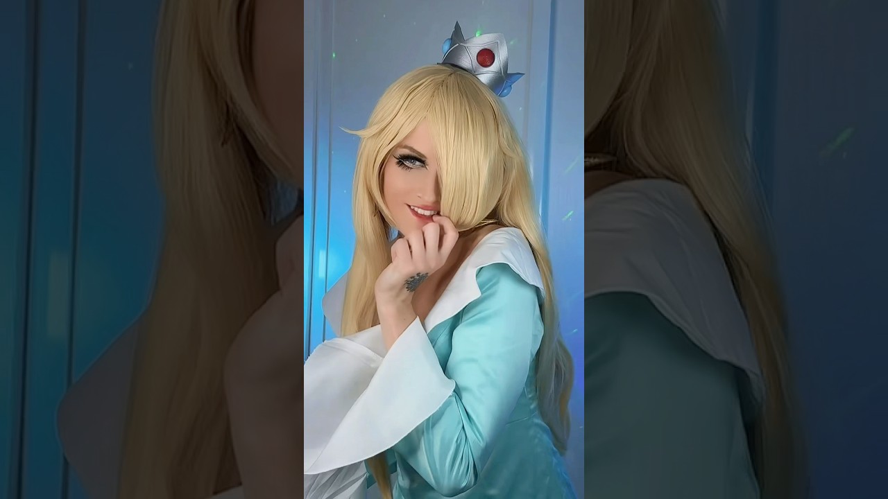 Rosalina and Luigi cosplays ✨ #luigi #supermariobros #cosplay #supermariogalaxy #mario