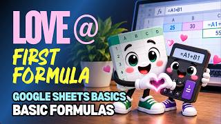 How to Create Basic Formulas with Cell References in Google Sheets | Basics for Beginners