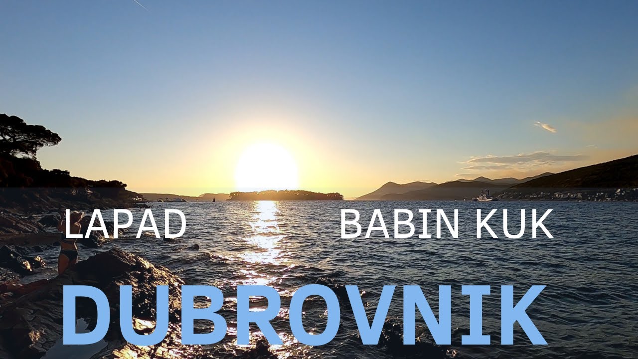 Dubrovnik Lapad Babin Kuk Croatia YouTube