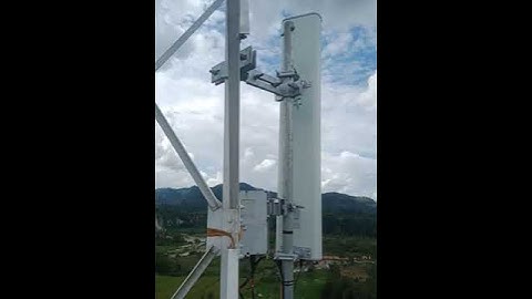 instalasi antena & rru XL