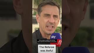 Gary Neville Blaming The Referee on why England Got Knocked out by France in the World Cup #England