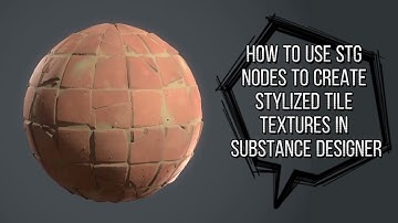 How to use STG nodes to create a stylized tile texture in Substance Designer